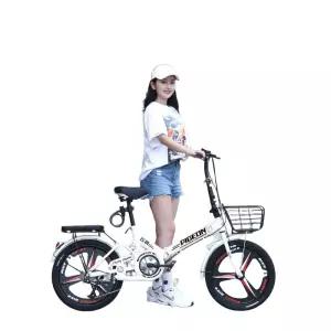 자전거 성인 입문용 초경량 클래식 접이식 휴대용 경량 블랙 레저 이동식 출퇴근 미니벨로