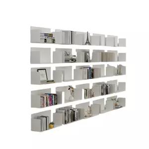 철제책꽂이 디자인 벽선반 사무용 책장 인테리어 북카페 정리 공간활용 거실 학생 수납장 책상