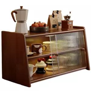 원목 감성 빈티지 양념 미니찬장 홈카페꾸미기 찻장 싱크대위수납장 인테리어 그릇장 컵수납장