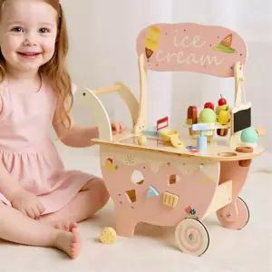 원목 마켓놀이 아이스크림장난감 카트 카드결제 유아 놀잇감 유치원 남아