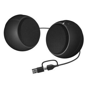 사이버 음향 usb 기반 2.0 스피커(ca-2110usb) c 12와트 u2013 호환 소리, 데스크톱 전원으로 pc용 및 노트북과 가능 스피커, 또는 컴퓨터 모던 pc