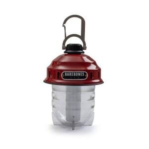 베어본스 비콘 걸이등 u2013 빨간색, 밝기 led 가능 가능한 충전식 빈티지 캠핑 야외 스타일 조절이 연중 사용 랜턴 내후성 및 모험