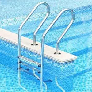 수영장 에스컬레이터 스테인리스 사다리 난간 배수 계단 발판 304 두께 강철 전용 기구함