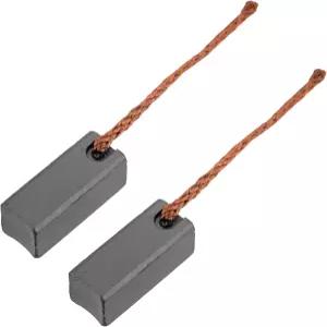 HALLMERS 2pcs 8mm x 탄소 모터 브러시 - 자동차 히터 라디에이터 팬용 구리선 전기 예비 부품 액세서리