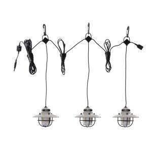 베어본 에디슨 펜던트 스트링 라이트 - 야외 led 실내 파티오, 있는 스타일 빈티지 랜턴 코드가 정원 효율적인 전구 화이트, 3개, 장식을 또는 에너지 위한 10피트
