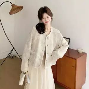 면 린넨마 여자재킷 자수 코트 마 원템1