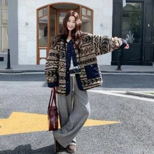 면 여자코트 모피 양 램스울 코트 원템1