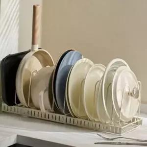 [콩심팥심]후라이팬 정리대 냄비 정리대 다용도 주방 뚜껑 수납 싱크대