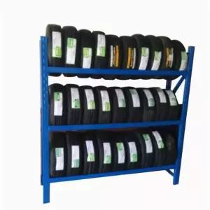 타이어 진열대 정비소 선반 보관대 카센터 전시대 거치대 150길이x60너비x200높이 3단