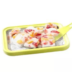 철판아이스크림판 가정용 메이커 요거트 철판 간식 기계