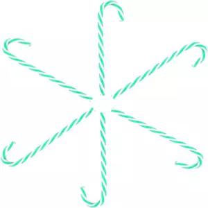 드리지 크리스마스 사탕수수 플라스틱 연말 파티 마당 잔디 실내/외 장식용 아크릴 녹색 및 흰색 6개 PCS