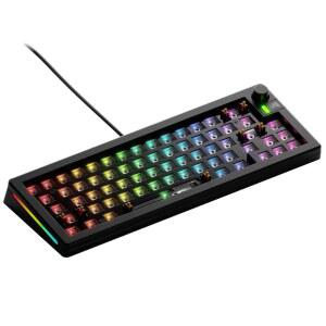 영광스러운 게임 - gmmk 3 베어본 가능 키트(노브 핫스왑 개스킷 폼, 키보드, mx, 모듈식 ), 알루미늄 기계식 키보드 스위치 댐핑 커스텀 시스템, 게이밍 컴팩트 사운드 플레이트(블랙) 65%