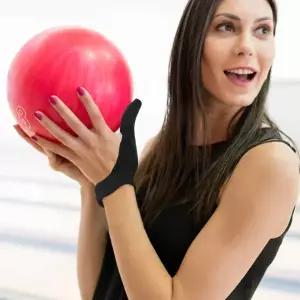 볼링장갑 아대 세트 컴팩트 볼링 엄지 보호 장갑 통기성 경량 재 손가락 보호대 미끄럼방지 충격 흡수