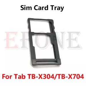 유심 트레이 슬롯 레노버 탭 4 10 TB-X304X 플러스 TB-X704F TB-X704L 카드 홀더 어댑터 교체 수리 부품