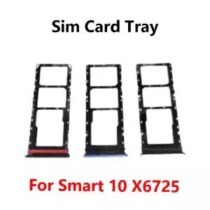 유심 트레이 슬롯 Infinix Smart 10 X6725 카드 홀더 어댑터 소켓 수리 부품