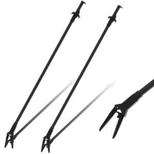 기자파이 2개 플라스틱 수족관 집게 27인치 다목적 트리밍 수족관 도구, 담수 염수 어항 산호초 식물용