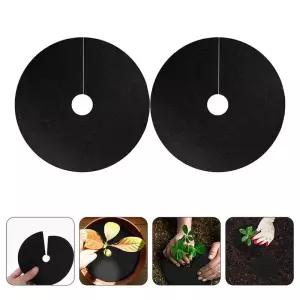 비닐멀칭기 영양 기능 20개 패브릭 정원 매트 - 채소나무용 부직포 멀칭 커버 잔디 방지 조경용