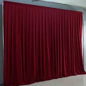 밀크 실크 커튼 웨딩배경 무대장식