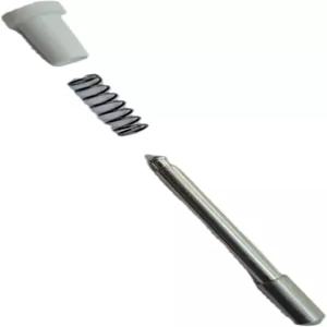 일반적인 20팩 창문 스크린 플런저 래치 캡 포함 5/32인치 X 1-1/2인치 알루미늄 핀 고정된 흰색