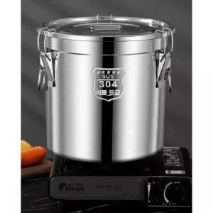 발효통 대형 대용량 저장통 보관통 스텐 저장 업소용 잡곡