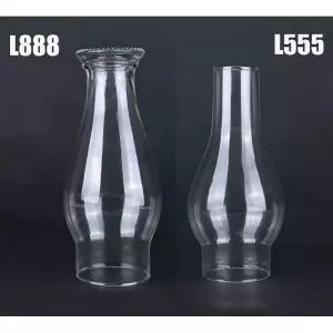 전등가리개 형광등 커버 MEMEOKON L555 L888 유리 전등 갓유 램프 심지 오일 캔들 그늘 클래식 레트로 홈