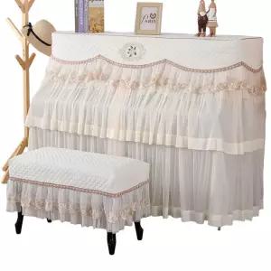 피아노 커버 레이스 덮개 쉬폰 교회 북유럽 스툴 카바 전체 인테리어 스타일