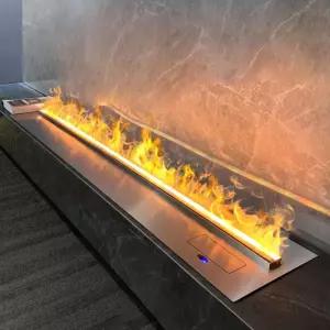 스마트 전자벽난로 TV캐비닛 가습기 불꽃 패널형 무드등 리빙룸