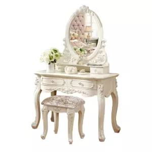 예쁜 화장대 엔틱 원목 클래식 북유럽 서랍 세트 가구 드레서 테이블