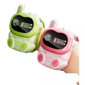 손목 무전기 시계형 충전식 키즈 어린이 장난감 생일선물 워키토키 통신기기 1500m