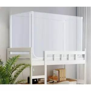 모기장 벙커침대 이층 텐트형 기숙사 커튼 차광 침대햇빛가리개 프라이버시