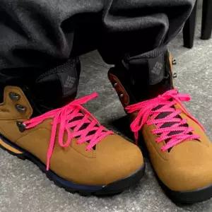 런닝화톱니끈 핑크 140cm 축구화끈 스니커즈끈 안풀리는신발끈