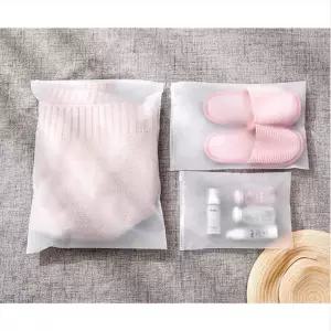 여행용 의류 보관 대형 슬라이드 지퍼백 40x50cm PVC 반투명 비닐 지퍼봉투