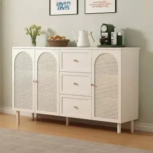 주방 서랍장 홈카페 라탄 엔틱 그릇장 빈티지 원목 장식장 모노 수납장 미니멀 인테리어