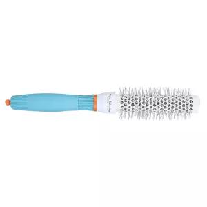 Yctze 원형 알루미늄 튜브 롤러 빗 헤어드레싱 스타일링 블로우아웃 드라이 헤어스타일 도구 모로코 오일