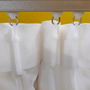 높이 조절 커튼핀 후크 커튼 차르르 메모리 커텐 음소거 민자형 도톰한 천장 주름 길이