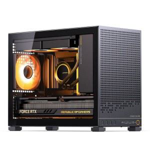 [미국배송] JONSBO D32 PRO Micro-ATX PC 케이스 고호환 미니 데스크탑 MB용 A/B 모드 지원 MATX 백커넥트 /BTF MB 365mm GPU /240AIO /163mm 에어쿨러 ATX /SFX PSU USB3.2 게이밍 블랙