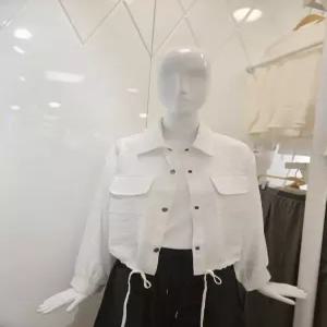 봄 여름 찰랑 스판 밑단 스트링 크롭 자켓 (903220) _EPT