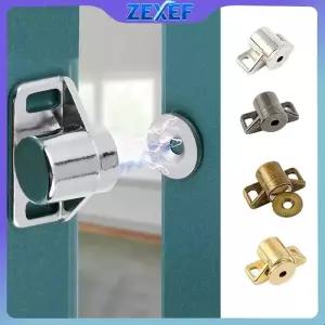 자석도어스토퍼 현관문 말발굽 ZEXEF 자석 수납장 도어 캐치 가구 스톱퍼 아연 합금 래치 울트라 옷장 찬장