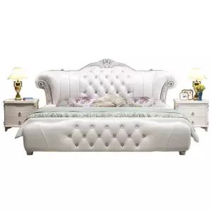 유럽 앤틱 침대 프레임 클래식 더블 프랑스 호텔 귀족