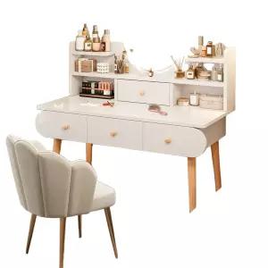 화장대 스툴 세트 슬림 틈새형 여학생 서랍 북유럽 스타일