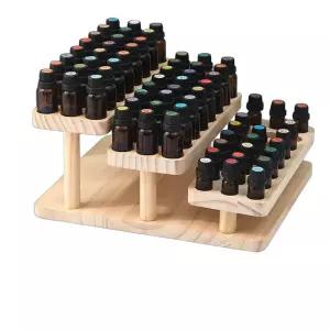 아로마오일 수납 우드 진열대 에센셜 거치 정리 인테리어