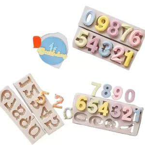 숫자 케이크 데코 몰드 웨딩 베이킹 공예 주방 장식 도구