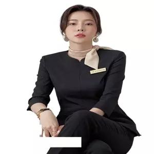 에스테틱 피부과 직원 유니폼 미용실 오피스 여성 근무복