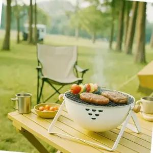 화로대 구이망 석쇠 스테인리스 고기 304 그릴망 원형 24cm 캠핑