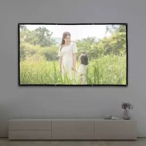 스크린(221x125cm) 이동형 (16-9비율) 빔프로젝터