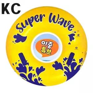 이중 슈퍼웨이브 100cm 라온토이 어린이 튜브 물놀이 유아 원형 대형