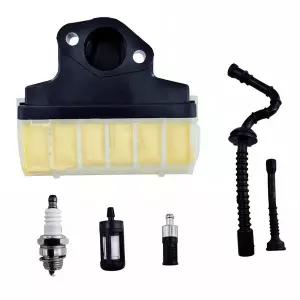 예초기 부품 호환 스틸 021 023 025 MS210 MS230 MS250 체인톱용 에어 필터 튜닝 키트 연료 오일 및 점화