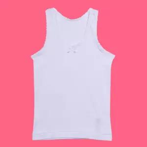 순면 저자극 여아 무지 화이트 레이스 런닝 이너 어린이 키즈 소아