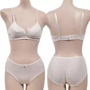 시원한 주니어 인견 2단계 브라 팬티 세트 고등학생 10대 베이직 큐티