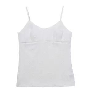 심플 데일리 순면 코튼 주니어 여아 끈런닝 베이직 캡나시 이너 일상